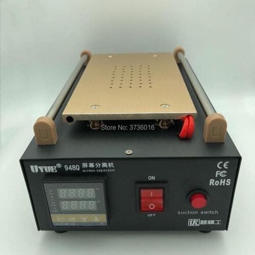 UYUE 948Q 7-Inch LCD Touch Screen Separator Machin Mobile Built-in Pump Vacuum Adsorption Separator Glass Cleaning And Repair