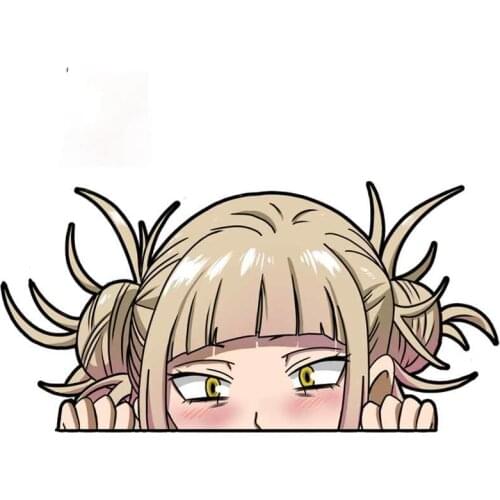 Himiko Toga Cool Club Motorcycle Car Stickers Vinyl Fashion Car Decals Occlusion Scratch JDM Accessories Apply To Car Window