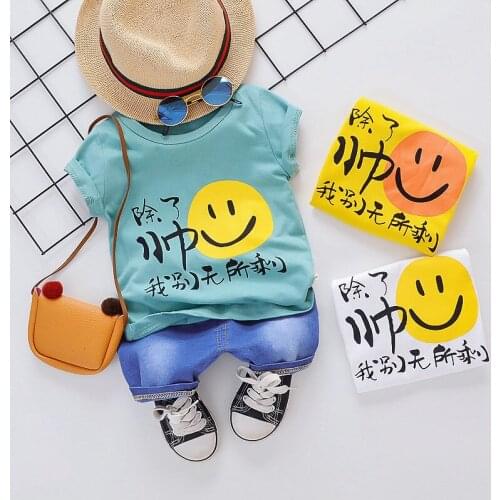 Kids Clothes Suit New Summer Children Boy Girls Cartoon T Shirt Shorts 2Pcs/sets Baby Toddler Fashion Clothing Infant Sportswear