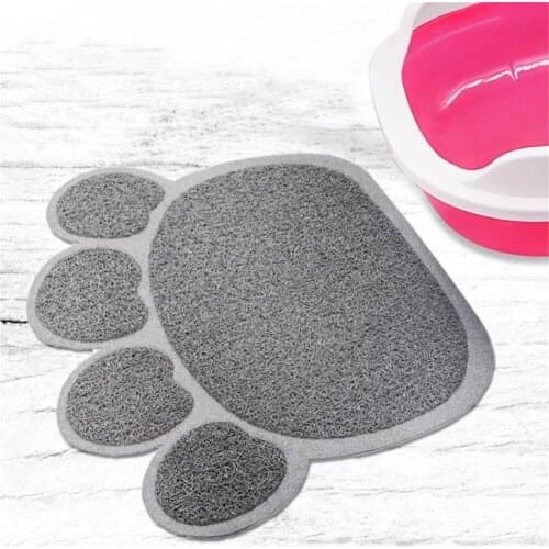 Cat Litter Trapping Pad Pet Toilet Mat Cats Claw Shape Puppy Dish Bowl Placemat Cat Litter Box Cleaning Kitten Sleeping Mats