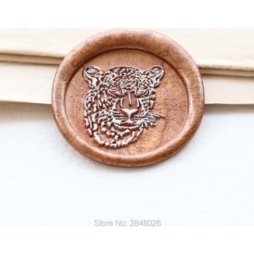 Leopard Seal Stamp,Animals Wax Seal Stamp Kit,Jaguar seals,gift packing Beast seal,Hero wax seal stamp