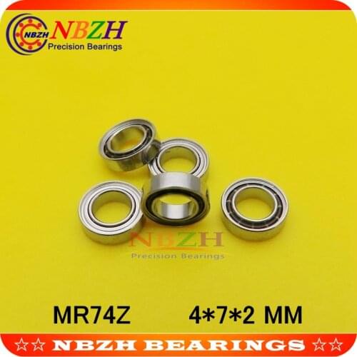 Miniature bearing MR74 MR74Z OPEN / Single sealed 4*7*2 MM for Rc hobby and Industry MR74K