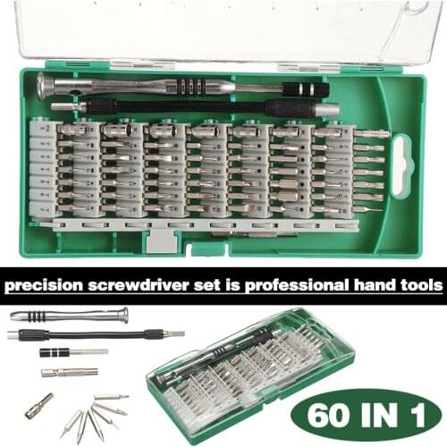 60 in 1 Precision Screwdriver Set Multi-Function Repair Tool Magnetic Screwdriver Tools For Watch Phone Computer Repair Parts