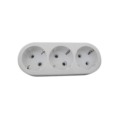 Germany standard three position conversion socket Euro three bit ceramic conversion socket Romania three bit conversi