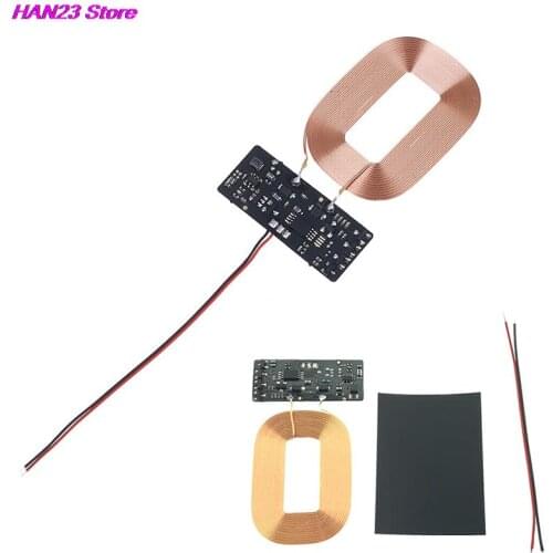 New Hot Qi Wireless Charging Standard Universal Wireless Charger PCBA Circuit Board With Coil DIY QI Wireless Receiver