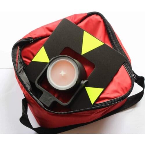NEW EQUIVALENT PRISM WITH SOFT BAG for total station, contant: 0mm offset