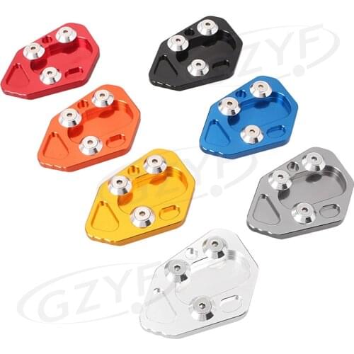 Motorcycle Kickstand Foot Side Stand Extension Pad Support Plate For BMW F800R 2009-2014 & HP2 Sport 2008-2010 & R1200S 05-08