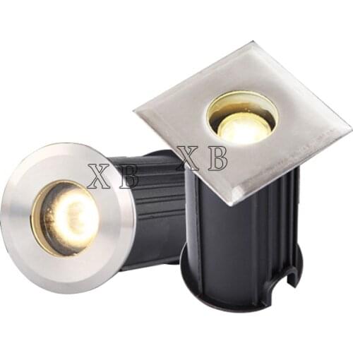LED Underground lamp outdoor Recessed Spotlight Waterproof deck step stair 3W AC85-265V IP67 LED Garden Light Wall Floor Light