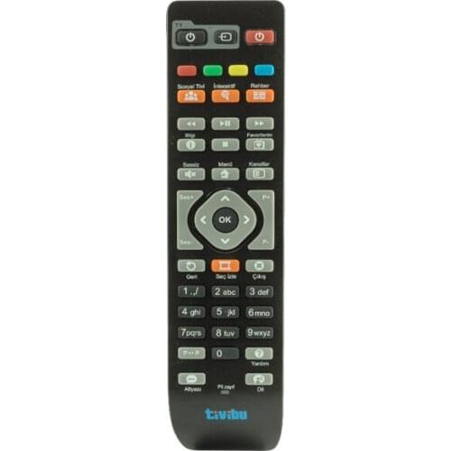 KR TİVİBU AİRTİES HD BLİSTERLİ ORIGINAL SATELLITE CONTROL (COLORFUL KEYS ON TOP) (2 BIG BATTERY-POWERED AA)