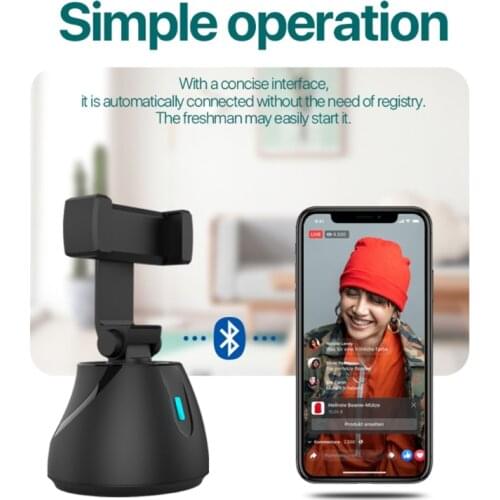 20CB Smart Face Tracking Selfie Stick Tripod All-in-one Objects Track Holder Camera Gimbal 360° Rotation for Vlog Live Video