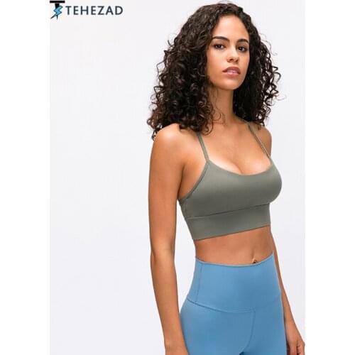 TEHEZAD Women Yoga Sport Bra Large Size Push Up Underwear Feminine Running Clothing Gym Fitness Lingerie Crop Female Top