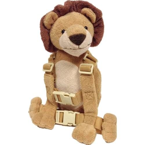 2 in 1 Harness Buddy Lion Babi Safety Animal Backpacks Bebe Walking Reins Toddler Leashes GB-013