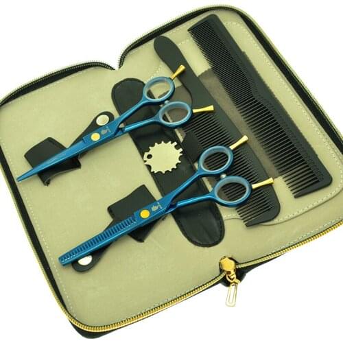 5.5" Smith Chu Professional Japanese 440c Hair Shears Barber Cutting Scissors Hairdressing Thinning Tesoura Salon Tools A0003C