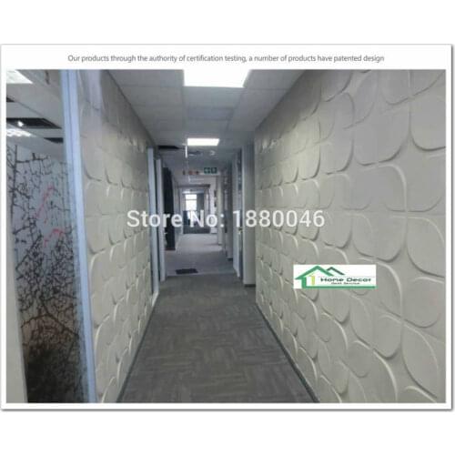 Korean style acoustic panels 3D Leather wall panel Leather Acoustic Panels living room sofa backgroumd for wall 6pcs 40*40*2.5CM