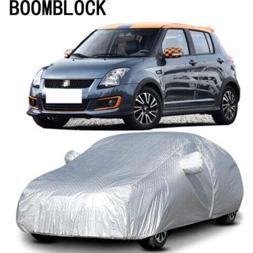 BOOMBLOCK Hatchback M Waterproof Dustproof Car covers for Mini Cooper R50 R53 Citroen C2 Suzuki Swift Alto Fiat 500 Accessories