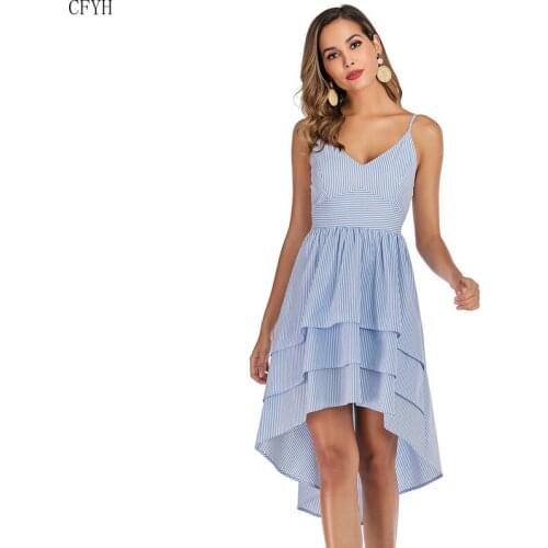 Летние платья в полоску CFYH China At AliExpress