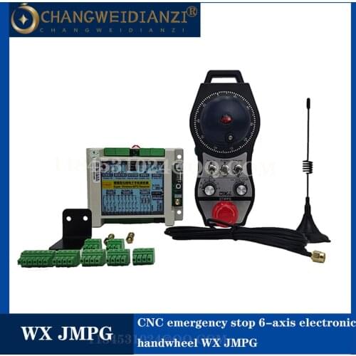 The numerical control emergency stop 6-axis electronic handwheel is suitable for SIEMENS, MITSUBISHI, FANUC, Baoyuan