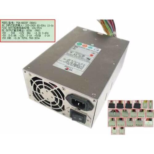 EMACS PSA-6600P B001200013 Server Power Supply 600W PSU Sever Computer