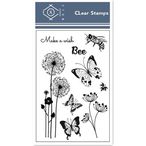 Hot selling Dandelion alphabet transparent clear stamp / silicone seal roller stamp DIY scrapbook album / card production