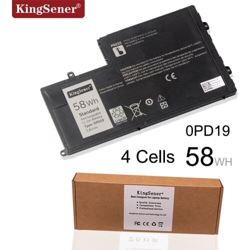 KingSener Korea Cell 0PD19 OPD19 Battery For DELL Inspiron 14 15 14-5447 15-5547 3450 3550 5448 5545 5547 5445 TRHFF 58DP4 86JK8