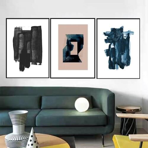 Wall Art Poster Prints Canvas Painting Poster Wall Art Geometric Abstraction Nordic Decoration Wall art Pictures For Living Room
