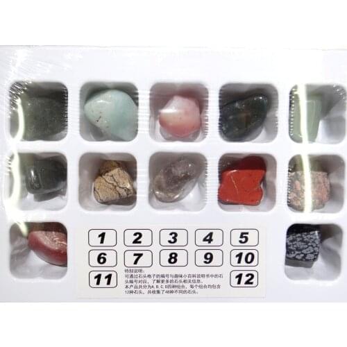 Natural stone Quartz Crystal Turquoises aventurine lapis tiger eye beads pendant for diy Jewelry making necklace Accessories12Pc