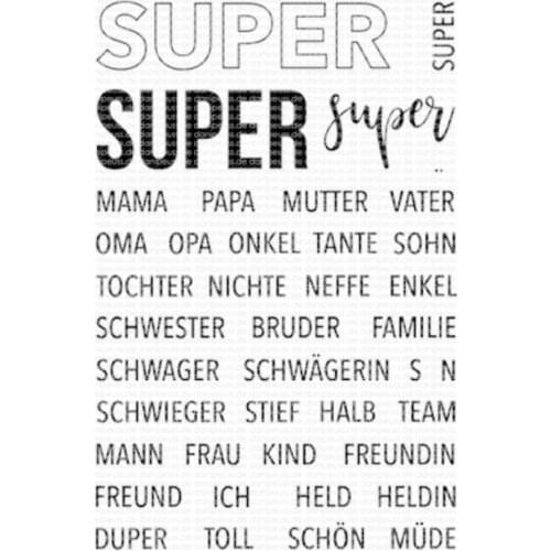 German Transparent Clear Stamp for DIY scrapbooking seal Card Making C591