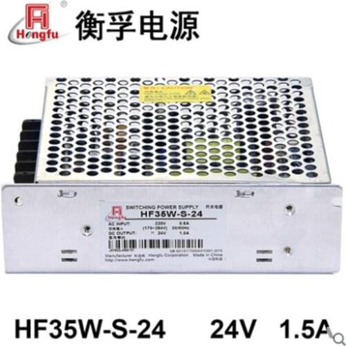 New Hengfu AC 220V Transfer DC 24V 1.5A Singel Channels Output Switching Power Supply HF35W-S-24 Charger