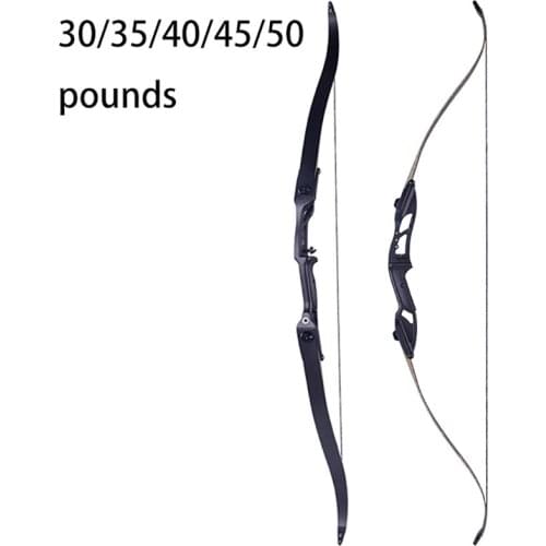56 inches American Hunting Bow 30-50lbs Draw Weight Takedown Recurve Bow Powerful Hunting Archery Bow Right Hand Adult Archer