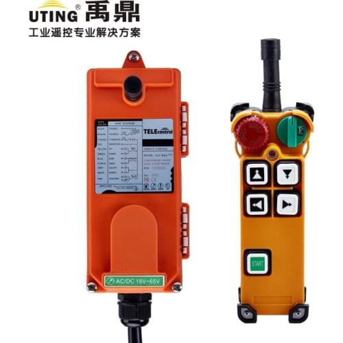 Telecontrol F21-4D industrial radio remote control AC/DC universal wireless control for crane 1transmitter and 1receiver