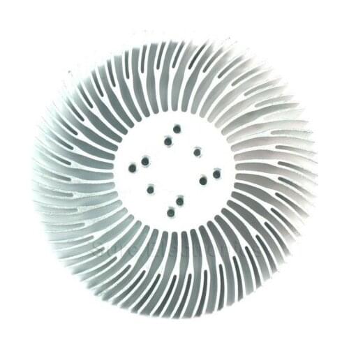 2PCS 3/5/10W high power sunflower circular cooling fin LED aluminium radiator 90*25.4mm with screw for 1-10 w led cool