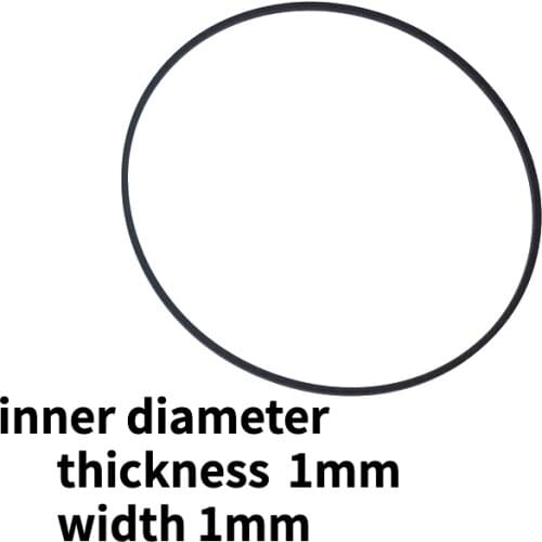 1mm transmission rubber drive belt for walkman repeater cassette deck counter audio tape recorder for OLYMPUS PEARLCORDER-S