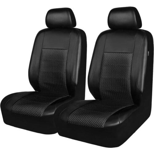 Luxurious Car Seat Covers PU Leather Cloth Black Gray Car Good Accessories Universal Car Seat Covers for Nissan Ford Lada Tyoto