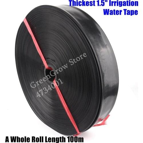 50/100m Thickest 1.5"Φ40mm Agriculture Irrigation Watering Tape Garden Farm Water Saving Irrigation Tube Lawn Spray Water Hose