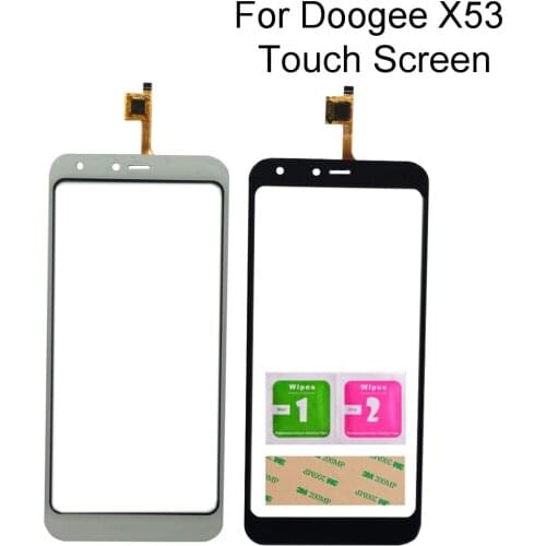 Touch Screen For Doogee X53 Touch Panel Digitizer Front Glass Sensor Touchscreen Mobile Phone Tools 3M Glue