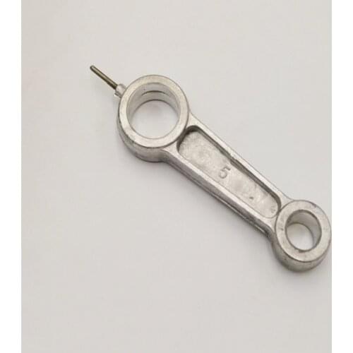 Silver Tone Aluminum Alloy Air Compressor Connecting Rod 12mm x 20mm x 70mm