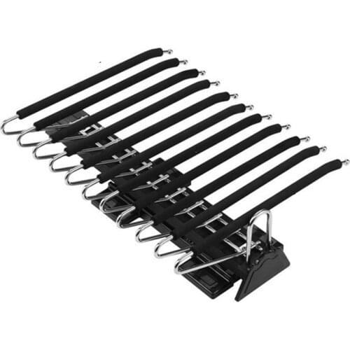 Wardrobe side-mounted damp trousers rack, cabinet storage trousers hanger, double-row pull-out top-mounted stretch pants rack