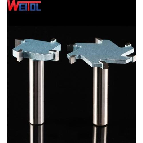 Weitol free shipping 1 pcs Milling Cutter Router Industrial grade T Bit Woodworking Tools Wooden Para CNC wood cutting