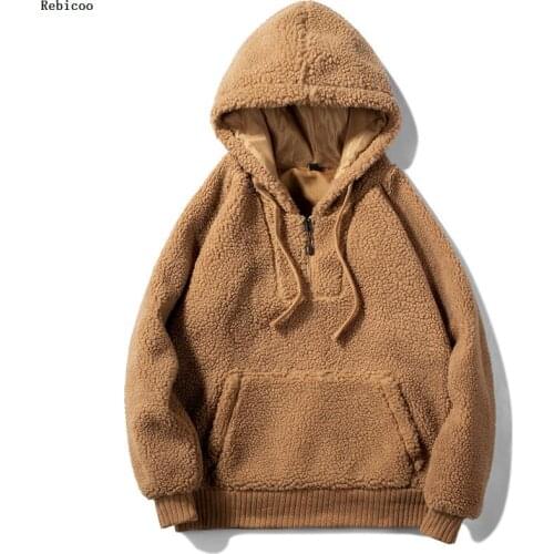 Rebicoo 5 Colors Can Choose Women Sweatshirt Imitation Lambswool Cheap Female Sweatshirts