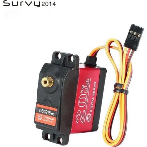 1 X Waterproof Servo DS3218 Update and PRO High Speed Metal Gear Electronics 20KG / .09S for 1/8 1/10 Scale RC Cars electronics