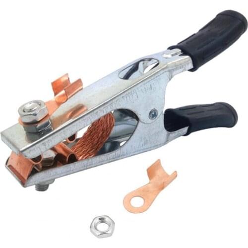 500A Electroplated Ground Clamp Copper Welding Earth Clip for Manual Welder US Type for Manual Welder Electrical Access