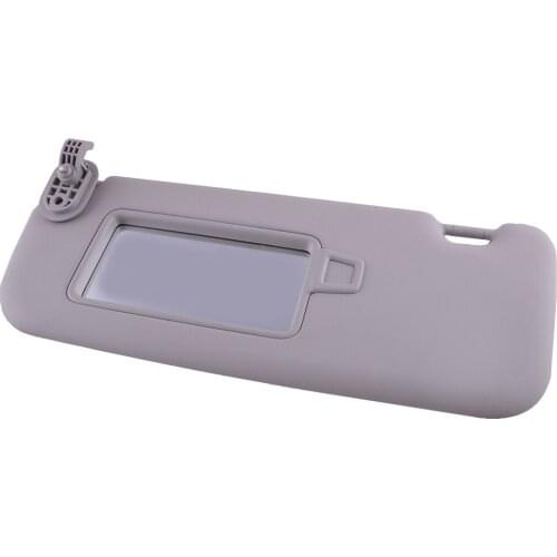 Grey Car Front Left Driver Side Sun Visor With Makeup Mirror Replacement Fit For Hyundai Elantra AD 2017 2018 2019