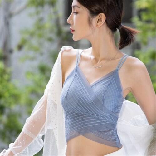 Sexy Lace Bra Beauty Back Cross Bralette Underwear Push-up Seamless Deep V Lenceria Wiereless Lingerie нижнее белье женское