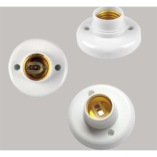 E27 led energy saving bulb holder home indoor bed room lamp base kitchen bedroom CFL fluorescent holder