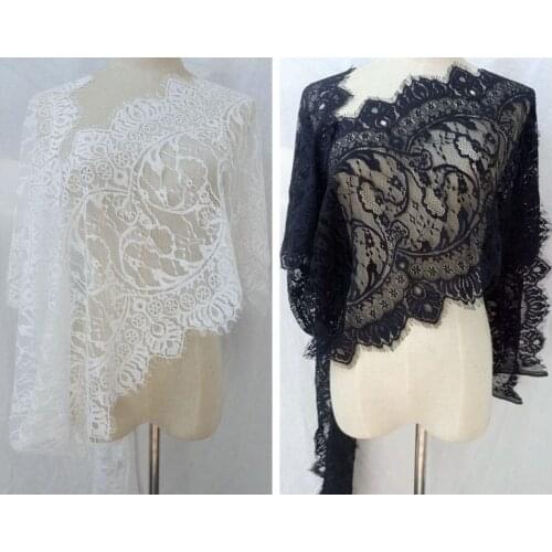 Export Thin, Exquisite, High-quality Thickened Eyelash Lace Accessories Handmade DIY Dress Wedding Dress Skirt Material RS3368