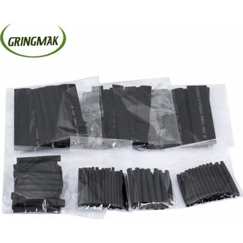 127pcs Heat Shrink Tubing Tube Kit Sleeving Wire Cable Car Electrical Insulation Cable Assortment Polyolefin