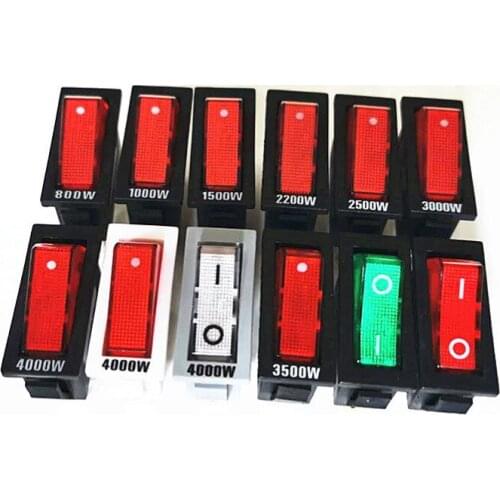 HOT NEW Power switch Household electric cooker heating switch accessories multifunctional button switch Band2 800w to 4000w KCD3