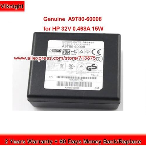 Original 32V 0.468A A9T80-60008 AC Power Adapter 32V 468mA for HP ENVY 4500 E-All-in-One Series Printer Laptop Power Supply