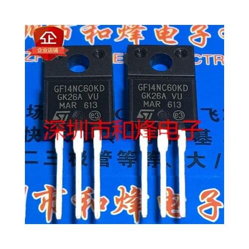 Original New 5pcs/ P10NK80ZFP STP10NK80ZFP STGF14NC60KD GF14NC60KD 2SK3674 K3674 RJK6054 TO220F TO-220F