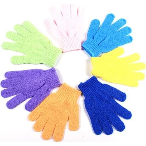 Bath Gloves Peeling Exfoliating Mitt Glove For Bath Shower Scrubs Away Dead Skin Cells Improve Blood Circulation